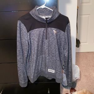 Half zip VS pink sweatshirt